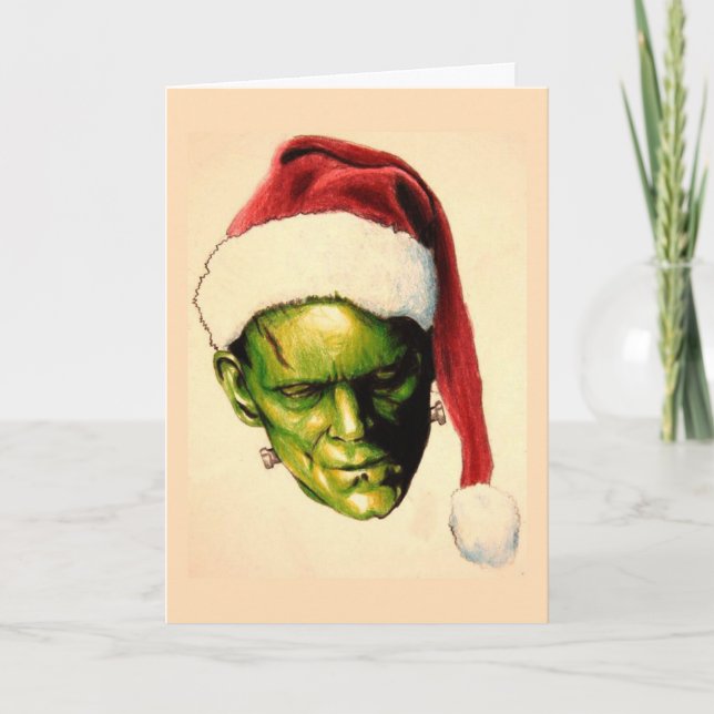 Franken Claus Holiday Card (Front)