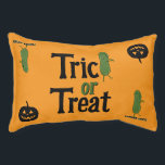 Franken-Pickle Pet Bed<br><div class="desc">Is it Frankenstein's monster? Is it a pickle? It's Franken-Pickle!
Celebrate the spooky season with this bed for your furry friend.</div>