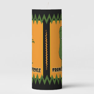 Franken-Pickle Pillar Candle