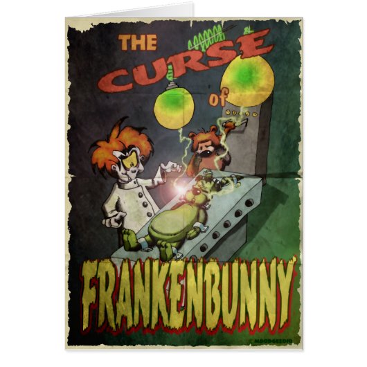 Frankenbunny Cards (Front)