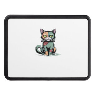 FrankenCat Oversized T-Shirt Hitch Cover