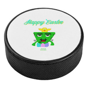 FrankenCheese Easter Hockey Puck