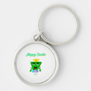 FrankenCheese Easter Premium Round Keychain