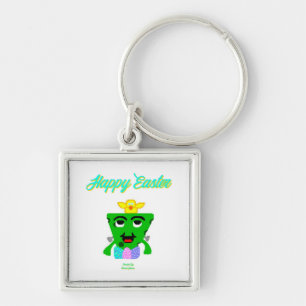 FrankenCheese Easter Premium Square Keychain