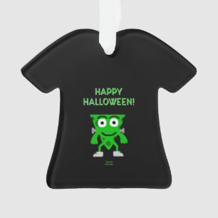 FrankenCheese Halloween Greetings T Shirt Ornament