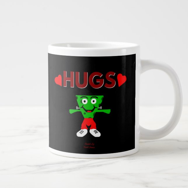 FrankenCheese Hugs Jumbo Mug (Right)