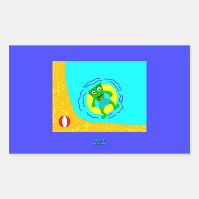 FrankenCheese Summer Rectangle Sticker (Front)