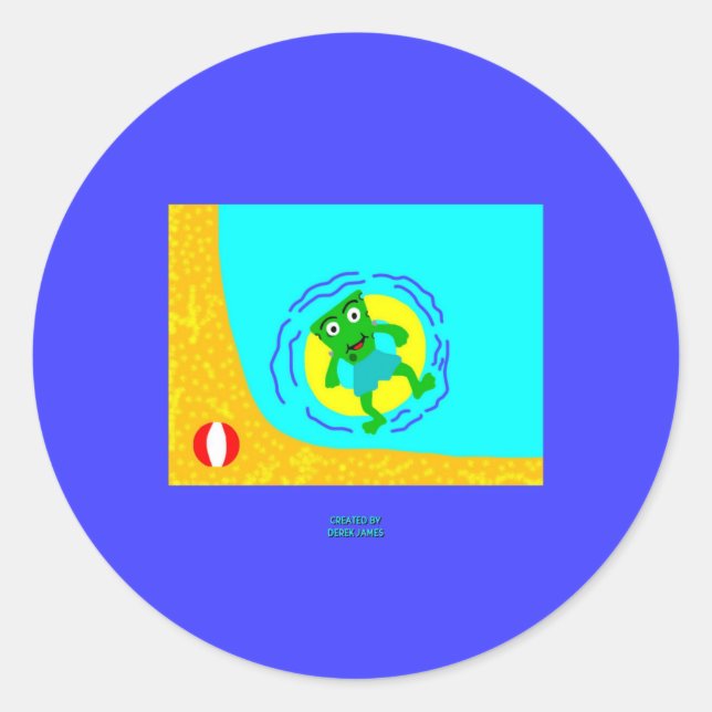 FrankenCheese Summer Round Sticker (Front)