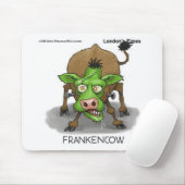 "FrankenCow" Funny Halloween Gifts & Collectibles Mouse Pad (With Mouse)
