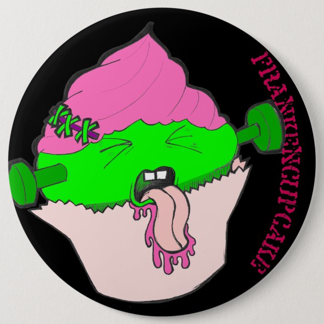 Frankencupcake Button (Front)