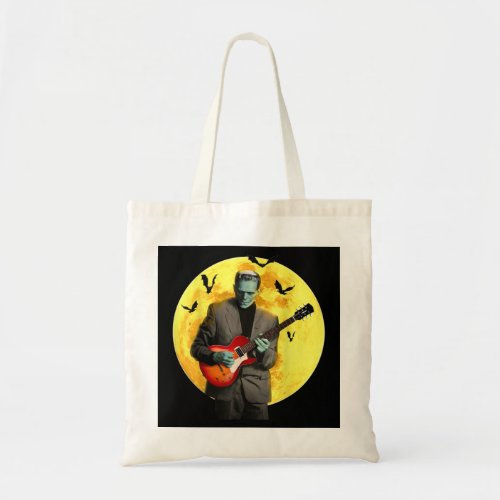 Frankenguitar Frankenstein Plays Electric Guitar H Tote Bag