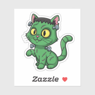 Frankenkitty – Cute Frankenstein Cat Halloween Sticker