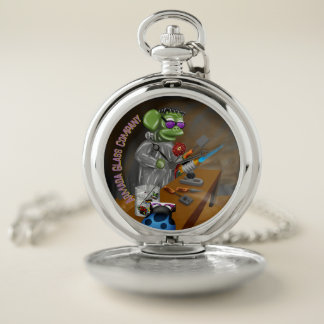 Frankenmonkey's Glass Shop Pocket Watch