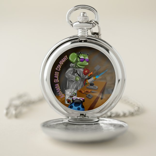 Frankenmonkey's Glass Shop Pocket Watch (Inside)