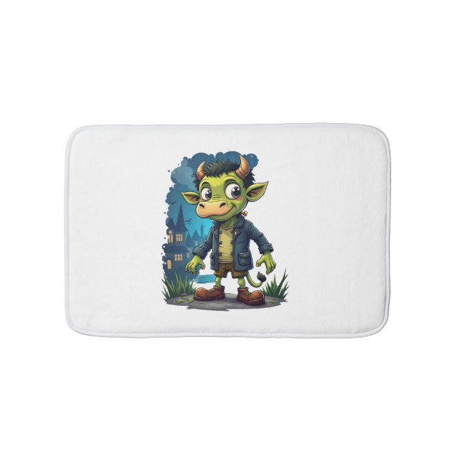 Frankenmoo Bath Mat (Front)