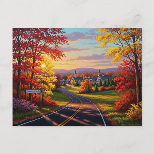 Frankenmuth Michigan Travel Postcard (Front)