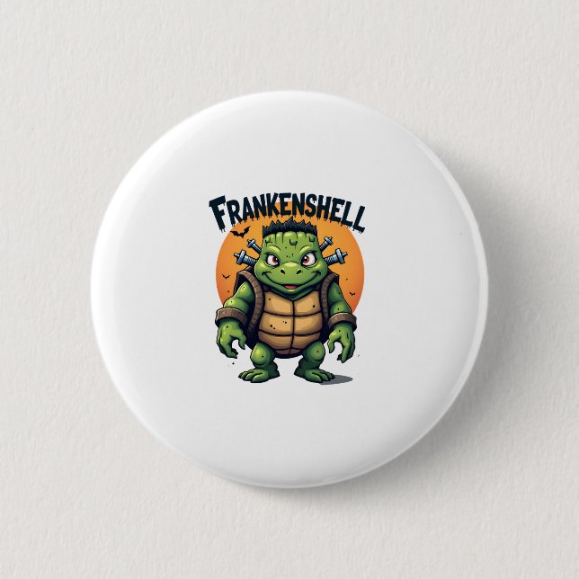 Frankenshell Turtle Button (Front)