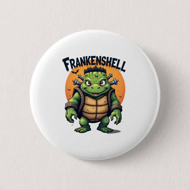 Frankenshell Turtle Button (Front)