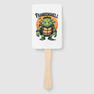 Frankenshell Turtle Hand Fan