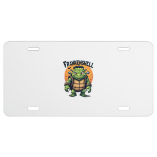 Frankenshell Turtle License Plate