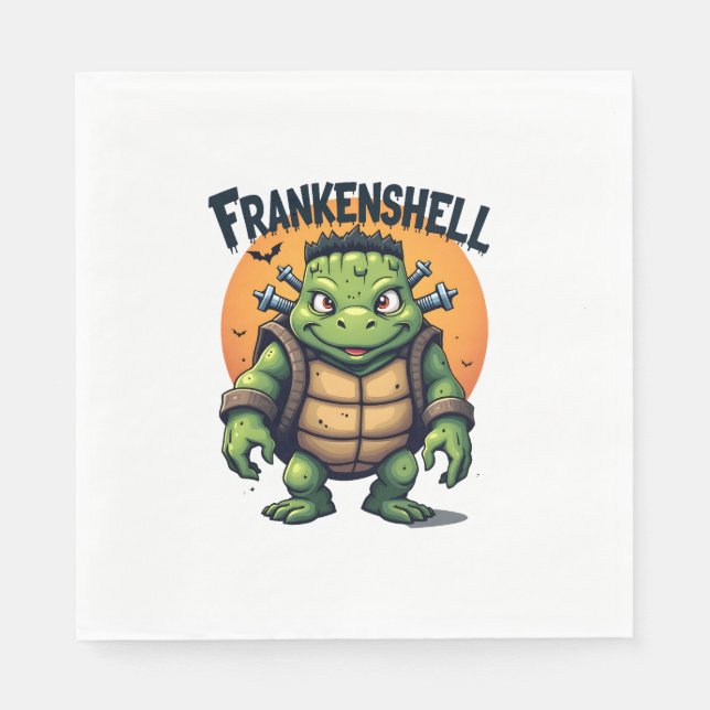 Frankenshell Turtle Napkins (Front)