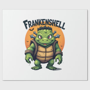 Frankenshell Turtle Wrapping Paper