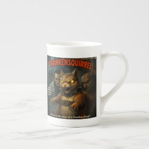 Frankensquirrel Classic Movie Parody Bone China Mug