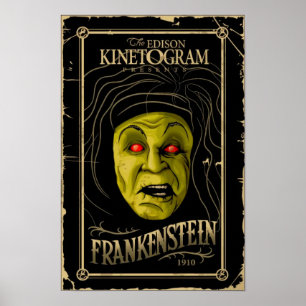 Frankenstein 1910 Classic Movie Poster
