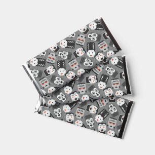 Frankenstein and spooky friends - black, white and hershey bar favors