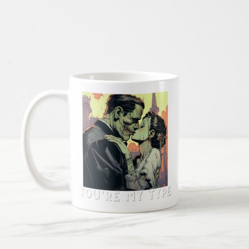 Frankenstein and the bride wedding gifts mug