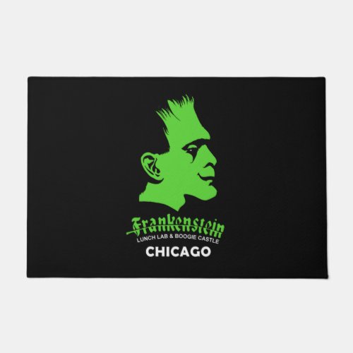 Frankenstein Bar Disco Chicago Illinois Doormat