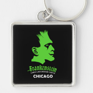 Frankenstein, Bar, Disco, Chicago, Illinois Keychain