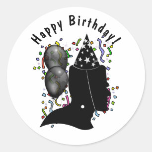 Frankenstein Birthday Classic Round Sticker