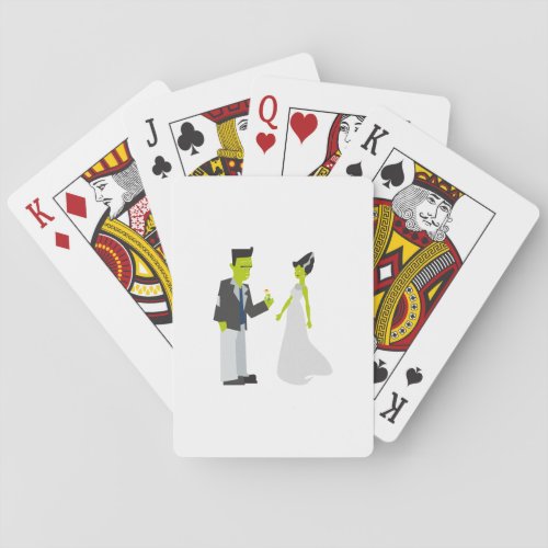 Frankenstein  Bride Playing Cards