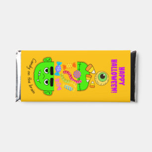 Frankenstein Candy on the Brain Hershey Bars