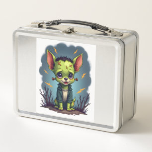 Frankenstein Chihuahua Shock Metal Lunch Box