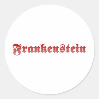 Frankenstein Classic Round Sticker