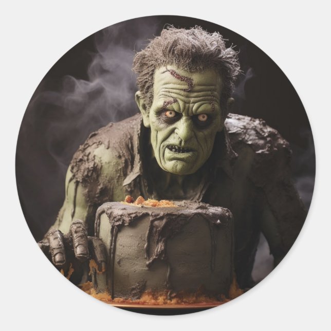 Frankenstein Classic Round Sticker (Front)