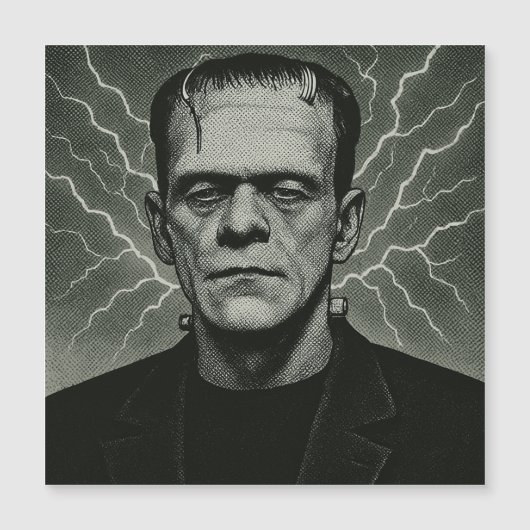 Frankenstein Electricity Art (Front)