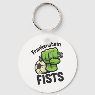 Frankenstein Fists Funny Soccer Stuff  Keychain