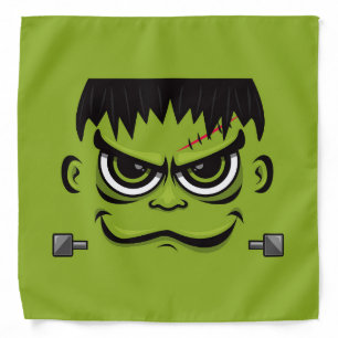 Frankenstein Halloween Face Bandana