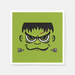 Frankenstein Halloween Face Napkins