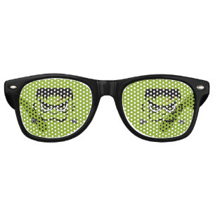 Frankenstein Halloween Face Retro Sunglasses