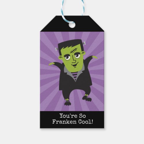 Frankenstein Halloween Gift Tags