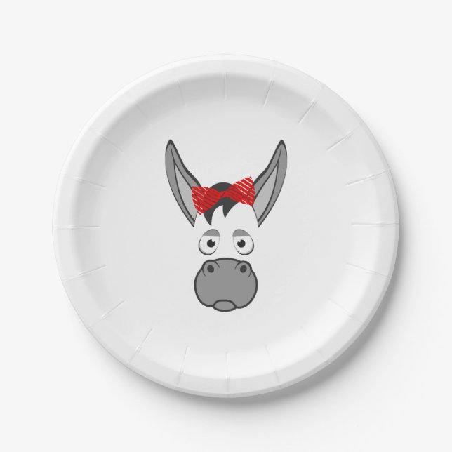 Frankenstein Halloween Paper Plates (Front)