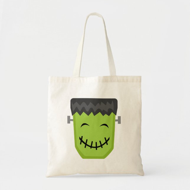 Frankenstein Halloween Tote Bag (Front)