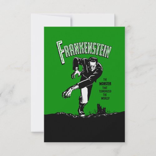 Frankenstein _ Invitations  RSVP
