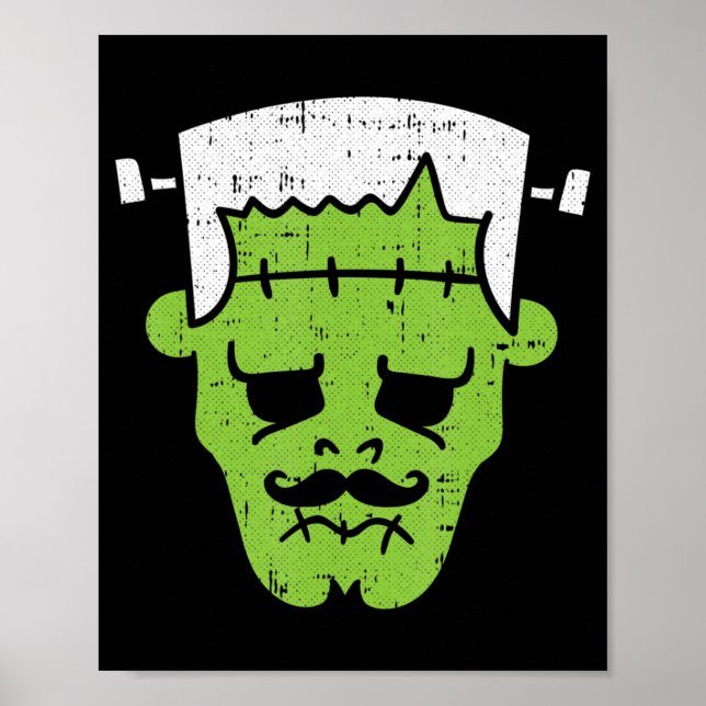 Frankenstein Lazy Halloween Costume Horror Movie Poster (Front)