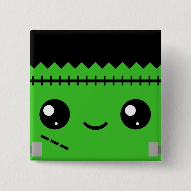Frankenstein Monster Button (Front)