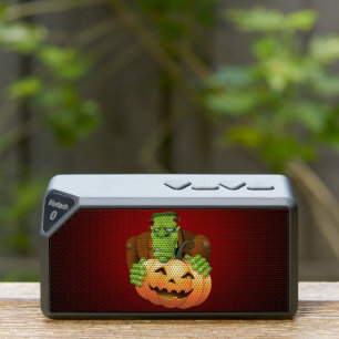 Frankenstein Monster Cartoon with Pumpkin Bluetooth Speaker